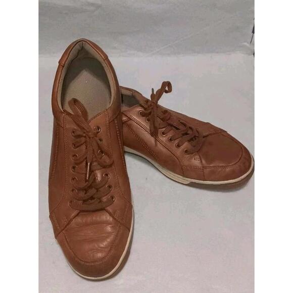 Cole Haan Other - Cole Haan Leather Sneakers Mens Size 12 Brown Tie Strings